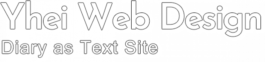 Yhei Web Design テキストサイト